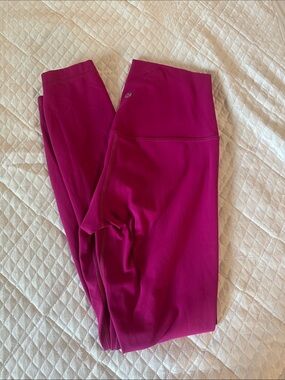 Lululemon High-Rise Leggings in Magenta